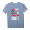 Ich fahre Diesel Lustiges Auto T-Shirt mit Hubraum Skull - Perfektes Geschenk für Autofahrer, Mechaniker & Schrauber zu Weihnachten, Geburtstag & Vatertag