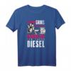 Ich fahre Diesel Lustiges Auto T-Shirt mit Hubraum Skull - Perfektes Geschenk für Autofahrer, Mechaniker & Schrauber zu Weihnachten, Geburtstag & Vatertag