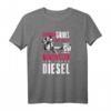 Ich fahre Diesel Lustiges Auto T-Shirt mit Hubraum Skull - Perfektes Geschenk für Autofahrer, Mechaniker & Schrauber zu Weihnachten, Geburtstag & Vatertag