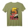 Pixar Cars Lightning McQueen 5. Geburtstag Peel Out T-Shirt – Officially Licensed Kinder T-Shirt für den Kindergeburtstag