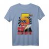 Pixar Cars Lightning McQueen 5. Geburtstag Peel Out T-Shirt – Officially Licensed Kinder T-Shirt für den Kindergeburtstag