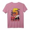 Pixar Cars Lightning McQueen 5. Geburtstag Peel Out T-Shirt – Officially Licensed Kinder T-Shirt für den Kindergeburtstag