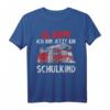 Alarm ich bin jetzt ein Schulkind Feuerwehr Auto Einschulung T-Shirt – Perfektes Geschenk zum Schulanfang für Jungen und Mädchen