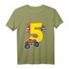Kinder T-Shirt zum 5. Geburtstag mit Monster Truck, Auto und Flaggen - Perfekt für Jungen, Kindergeburtstag & Party