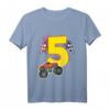 Kinder T-Shirt zum 5. Geburtstag mit Monster Truck, Auto und Flaggen - Perfekt für Jungen, Kindergeburtstag & Party