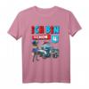 Ich bin 4 Jahre T-Shirt für Jungen und Mädchen mit Polizei Auto - Lustiges Geburtstagsgeschenk für Kinder