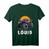 Kinder Monster Truck Name Louis Auto Geschenk T-Shirt – Perfektes Geschenk für Monster Truck Fans und kleine Autoliebhaber