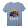 Kinder Monster Truck Name Louis Auto Geschenk T-Shirt – Perfektes Geschenk für Monster Truck Fans und kleine Autoliebhaber