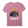 Kinder Monster Truck Name Louis Auto Geschenk T-Shirt – Perfektes Geschenk für Monster Truck Fans und kleine Autoliebhaber