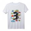 Kinder 3 Jahre Fahrzeuge Jungen T-Shirt mit Feuerwehrauto, Bagger & Co. - Perfekt für den 3. Geburtstag & Kinderparty