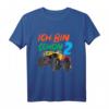 Kinder Monster Truck Geburtstag T-Shirt – Lustiges Geschenk für 2-Jährige Jungen, Offroader & SUV Fan, Perfekt für Geburtstag & Kindergarten