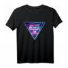 Synthwave | Retrowave Music T-Shirt 'Music turns back time' – Trendiges Streetwear für Fans von Vaporwave, Futuresynth & Cyberpunk
