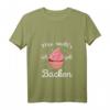 Damen T-Shirt mit V-Ausschnitt: Mir reicht's ich geh Backen - Lustiges Backmotiv für Bäckerinnen & Geschenkidee für Hobbybäckerinnen zu Geburtstag & Weihnachten