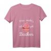 Damen T-Shirt mit V-Ausschnitt: Mir reicht's ich geh Backen - Lustiges Backmotiv für Bäckerinnen & Geschenkidee für Hobbybäckerinnen zu Geburtstag & Weihnachten