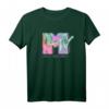 HapMonkey Herren T-Shirt - Klassisches Neon Tie-Dye Logo, Halbarm, Offiziell Lizenziert, Trendiges Party-Shirt