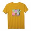 HapMonkey Herren T-Shirt - Klassisches Neon Tie-Dye Logo, Halbarm, Offiziell Lizenziert, Trendiges Party-Shirt