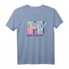 HapMonkey Herren T-Shirt - Klassisches Neon Tie-Dye Logo, Halbarm, Offiziell Lizenziert, Trendiges Party-Shirt