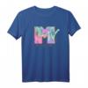 HapMonkey Herren T-Shirt - Klassisches Neon Tie-Dye Logo, Halbarm, Offiziell Lizenziert, Trendiges Party-Shirt