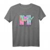 HapMonkey Herren T-Shirt - Klassisches Neon Tie-Dye Logo, Halbarm, Offiziell Lizenziert, Trendiges Party-Shirt