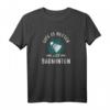 Life Is Better With Badminton Retro Vintage T-Shirt – Geschenkidee für Badmintonfans, Spieler, Trainer & Teams