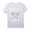 HapMonkey Badminton T-Shirt für Schläger Spieler & Trainer - Lustiges Netzspiele & Federball Geschenk