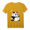 Erschöpfter Badminton Panda - Lustiges süßes Federball Tier T-Shirt für Kinder, Männer und Frauen zum Geburtstag oder Weihnachten