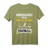 Unterschätze Nie Einen Alten Mann - Witziges Federball Badminton T-Shirt für Herren, Stylisch & Freizeit geeignet