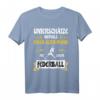 Unterschätze Nie Einen Alten Mann - Witziges Federball Badminton T-Shirt für Herren, Stylisch & Freizeit geeignet