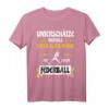 Unterschätze Nie Einen Alten Mann - Witziges Federball Badminton T-Shirt für Herren, Stylisch & Freizeit geeignet