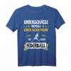 Unterschätze Nie Einen Alten Mann - Witziges Federball Badminton T-Shirt für Herren, Stylisch & Freizeit geeignet