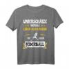 Unterschätze Nie Einen Alten Mann - Witziges Federball Badminton T-Shirt für Herren, Stylisch & Freizeit geeignet