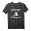 „Fridays for Badminton“ Parodie Freiheit für Sport Geschenk T-Shirt – Trendiges Badminton-Shirt für Umweltbewusste und Sportfans