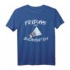 „Fridays for Badminton“ Parodie Freiheit für Sport Geschenk T-Shirt – Trendiges Badminton-Shirt für Umweltbewusste und Sportfans