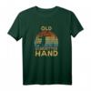 Volleyball Spieler T-Shirt mit Spruch 'Old Schmetterhand' – Klassisch geschnitten, doppelt genähter Saum, perfekt für Fans und Spieler