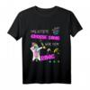 Junggesellinnenabschied T-Shirt mit Einhorn-Design - Lustiges Gruppenshirt für Polterabend & Hochzeit, Perfekt für den letzten Tag vor dem Ring