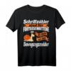 Lustiges Schnecken Spruch Anti Laufen Humor Halbarm T-Shirt - Witziges Design für Jogger, Entspannte & Stressfreie Freizeit