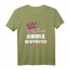 Große Schwester 2023 Geschenk T-Shirt für werdende große Schwestern - Süßes Outfit für die Geschwisterankündigung