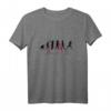 Die Evolution des Läufer - Running Marathon Läuferin T-Shirt für Frauen, Geschenkidee für Joggerinnen & Marathonläuferinnen