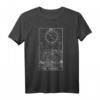Tarot Karte The Moon T-Shirt – Mystisches Okkult Geschenk für Tarot Leser, Hexen & Spirituelle mit Mond-Design