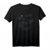 Japanisches Vintage-Linien-Kranich & Große Welle vor Kanagawa T-Shirt – Traditionelles asiatisches Design, perfekt als Geschenk für Japan-Liebhaber und Otaku