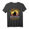 Du Bist Lustig Dich Töte Ich Zuletzt - Lustiges Katzen T-Shirt mit Spruch, verrückter Katze & Blutigem Messer, Perfekt für Katzenliebhaber & Horror-Fans