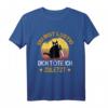 Du Bist Lustig Dich Töte Ich Zuletzt - Lustiges Katzen T-Shirt mit Spruch, verrückter Katze & Blutigem Messer, Perfekt für Katzenliebhaber & Horror-Fans