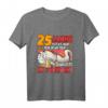 25 Jahre ist es her... Lustiges Geburtstags T-Shirt zum 25. Geburtstag für Feier und Geschenkidee