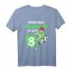 Kinder 8. Geburtstag Junge Fußball T-Shirt - Cooles Geburtstagsgeschenk für kleine Fußballfans