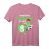 Kinder 8. Geburtstag Junge Fußball T-Shirt - Cooles Geburtstagsgeschenk für kleine Fußballfans