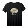 Jäger T-Shirt Wildschwein Keiler mit Vollmond - Perfektes Geschenk für Jäger und Wildschwein-Liebhaber