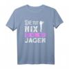 Jägerin Geschenk T-Shirt mit Spruch 'Die Tut Nix Die Will Nur Jagen!' – Lustige Jagdbekleidung für Damen, Jungjägerinnen & Weidfrauen, ideales Geburtstags- und Weihnachtsgeschenk