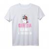 Bin da kann losgehen Einhorn Party T-Shirt – Lustiges Spruchshirt für Frauen, Mädchen & Festival-Feiern