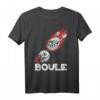 Fliegende Boulekugel T-Shirt für Boulespieler - Perfekt für Boule Turniere, Vereins- und Freizeitspiele