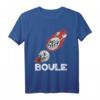 Fliegende Boulekugel T-Shirt für Boulespieler - Perfekt für Boule Turniere, Vereins- und Freizeitspiele